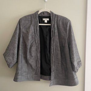 CJ Banks - Size 1X - Gray Suit Jacket